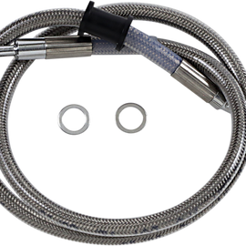 Brake Line - +8" - Stainless Steel - '18-'20 Softail