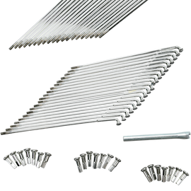 Spoke - Front Hub - Chrome - Drop Center - 21"