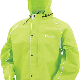 Road Toad Rain Jacket - Hi-Viz Green - Small