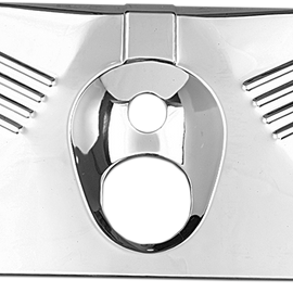 3-Piece Fork Tins - Chrome - Ribbed - '86-'17 FLST