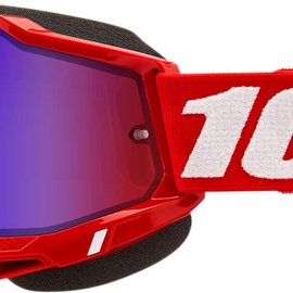 Accuri 2 Snow Goggles - Red - Red/Blue Mirror