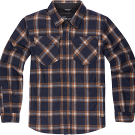 Upstate™ Riding Flannel Shirt - Orange - 3XL