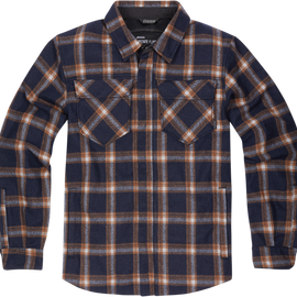 Upstateâ„¢ Riding Flannel Shirt - Orange - 4XL