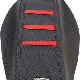Ribbed Seat Cover - Red - Honda