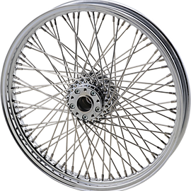 Front Wheel - 80 Spoke - Single/Dual Disc/No ABS - Chrome - 21"x2.15"