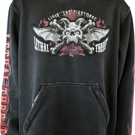 Livin' the Nightmare Hoodie - Black - 4XL