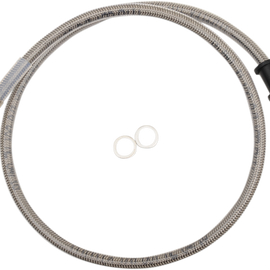 Brake Line - Front - +10" - Stainless Steel - XL
