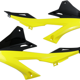 Radiator Shrouds - Yellow/Black - RMZ
