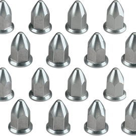 Wheel Lug Nut - Flat - Polished - 16 Pack