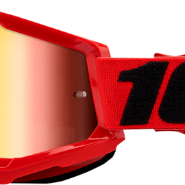 Strata 2 Goggles - Red - Red Mirror