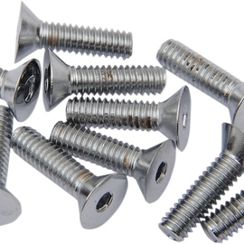 8X32X3/4 Chrome Flat Head