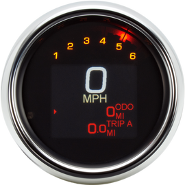 Tank Speedometer - Chrome Bezel - 4.5"