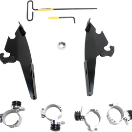 Batwing - Mounting Kit - Black - XL883