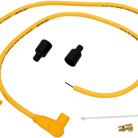 Universal Spark Plug Wire Kit - 90 degree - Yellow