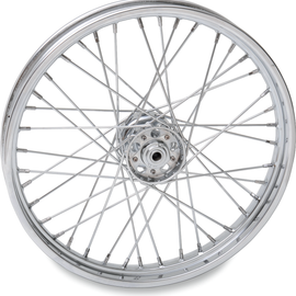 Wheel - Chrome - Front - 21 x 2.15" - 36-66 FL