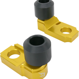 Axle Block Sliders - Triumph - Gold