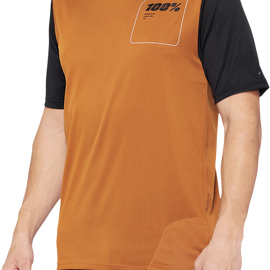 Ridecamp Jersey - Terracotta/Black - Small