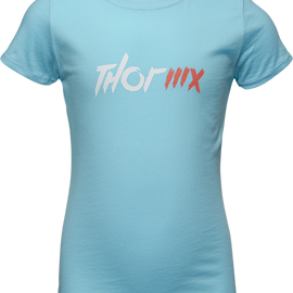 Girl's MX T-Shirt - Sea Blue - Medium