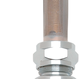 Rear Round Petcock - Chrome