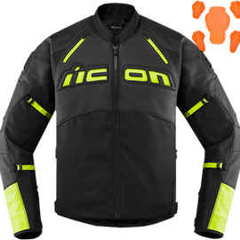 Contra2 CE Jacket - Black/Hi-Viz - Large