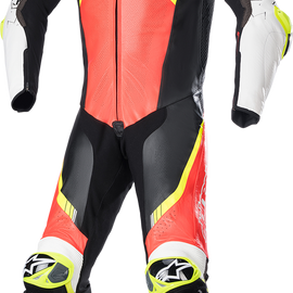 GP Tech Suit v4 - Black/Red Fluorescent/Yellow Fluorescent - US 44 / EU 54