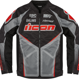 Hooligan Ultrabolt Jacket - Black/Gray/Red - 3XL