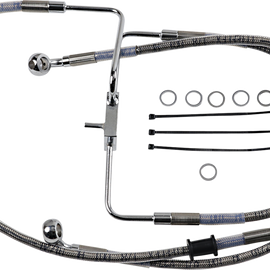 Brake Line - +6" - Stainless Steel - XL