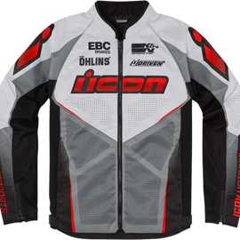 Hooligan Ultrabolt Jacket - Gray/Red - Medium