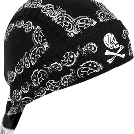 FlydannaÂ® Head Wrap - Black Paisley