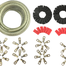 Custom Battery Cable Kit  - Harley Davidson - Clear