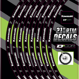 Rim Decal - Kawasaki Logo - 21" Front