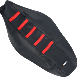 Ribbed Seat Cover - Red - Honda