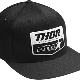 Star Racing Chevron Hat - Black