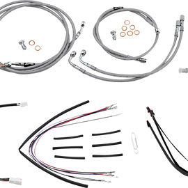 Juego de Controles Acerados Cuelga Monos 18" Burly Brand1864836