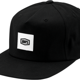 Lincoln Snapback Hat - Black - One Size