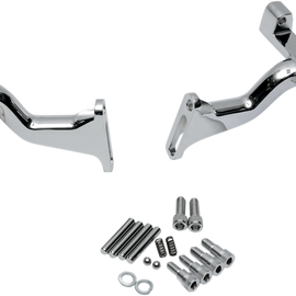 Passenger Footboard Raised Mount - Chrome