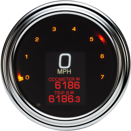 Tank Speedometer - Chrome Bezel - 4.5"