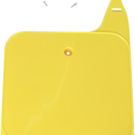 Front Number Plate - Yellow - Suzuki