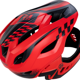 Full Face Helmet - Red - Small