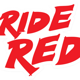 Decal Sheet - 4" - Ride Red