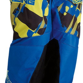 Youth Agroid Pants - Blue/Hi Vis - 18