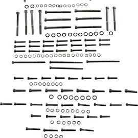 Juego de Tornillos M8 para Motor Negro/Cromo