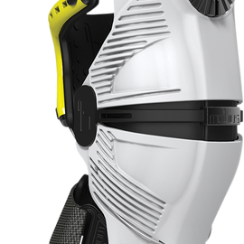 X8 Knee Braces - White/Yellow - Small