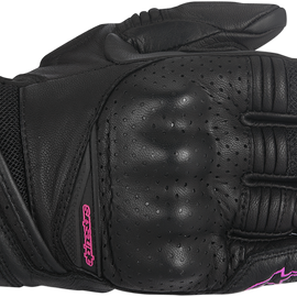 Stella Baika Gloves - Black/Pink - XL