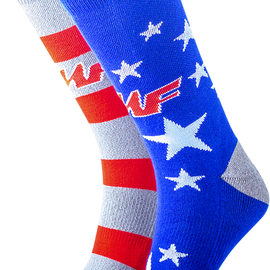 Stars and Stripes Socks - Navy - One Size