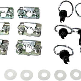 D-Ring Kit - Black Clips