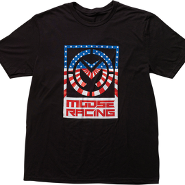 Acclaim T-Shirt - Black/Red/White/Blue - Small