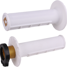 Grips - MX - Half Waffle - White