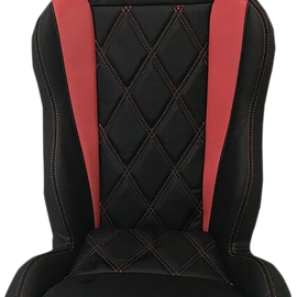 Performance Seat - Diamond - Black/Red