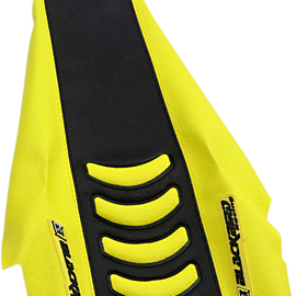 Double Grip 3 Seat Cover - Black/Yellow - Suzuki